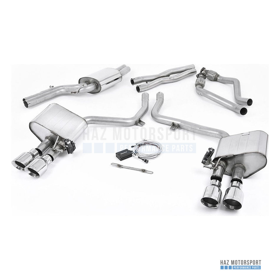 Milltek Sport Resonated (Quieter) Cat Back Exhaust – Audi S4 V6/S5 3.0 B8.5 (2011–2016) – photo 1