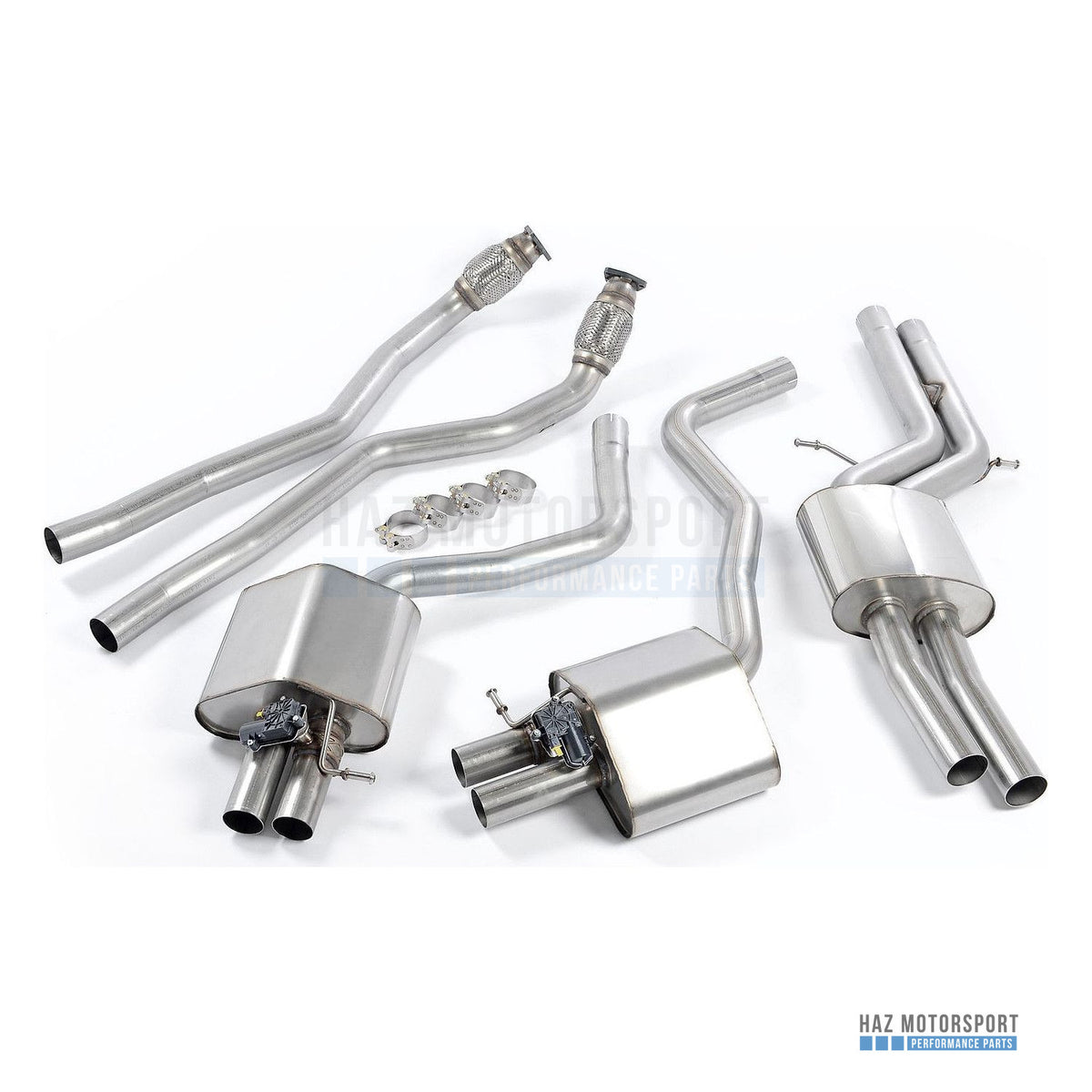 Milltek Sport Resonated (Quieter) Cat Back Exhaust – Audi RS6/RS7 C7 (2013–2018) – photo 1