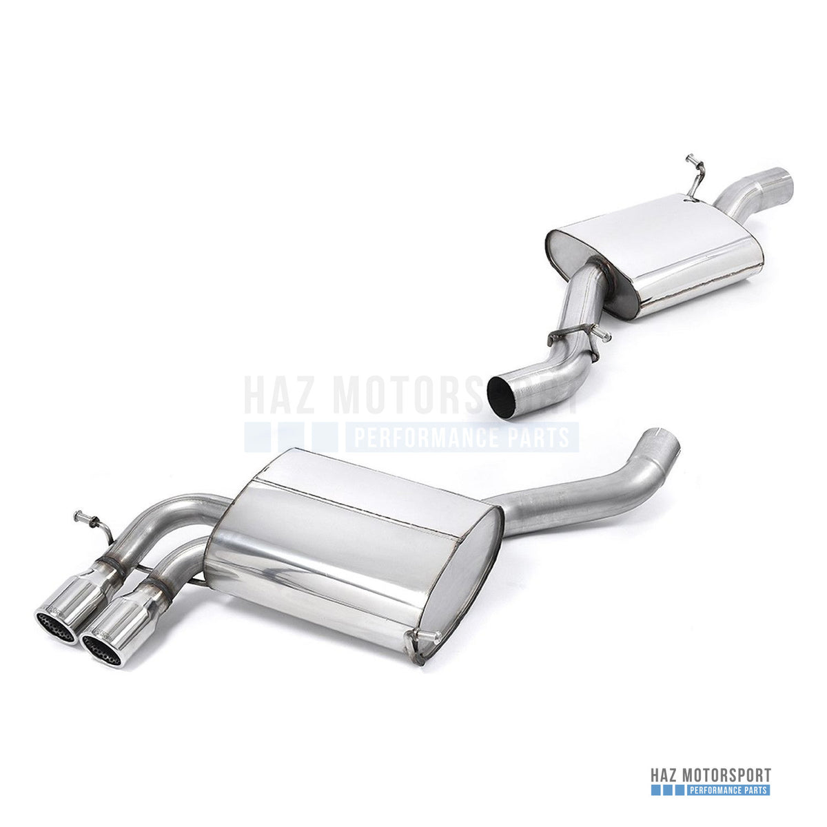 Milltek Sport Resonated (Quieter) Cat Back Exhaust – Audi S3 8P Sportback (2007–2012) – photo 1