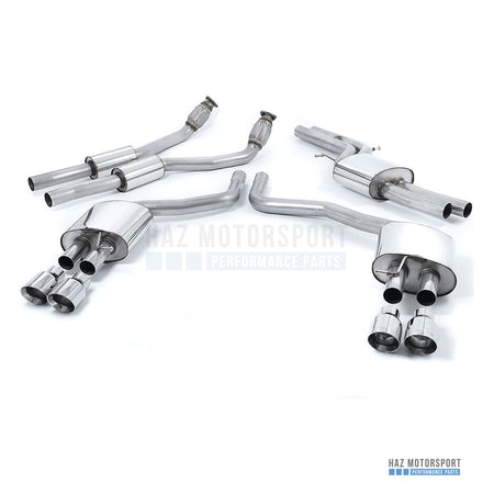 Milltek Sport Resonated (Quieter) Cat Back Exhaust – Audi S6 C7/S7 Sportback (2012–2018) – photo 1