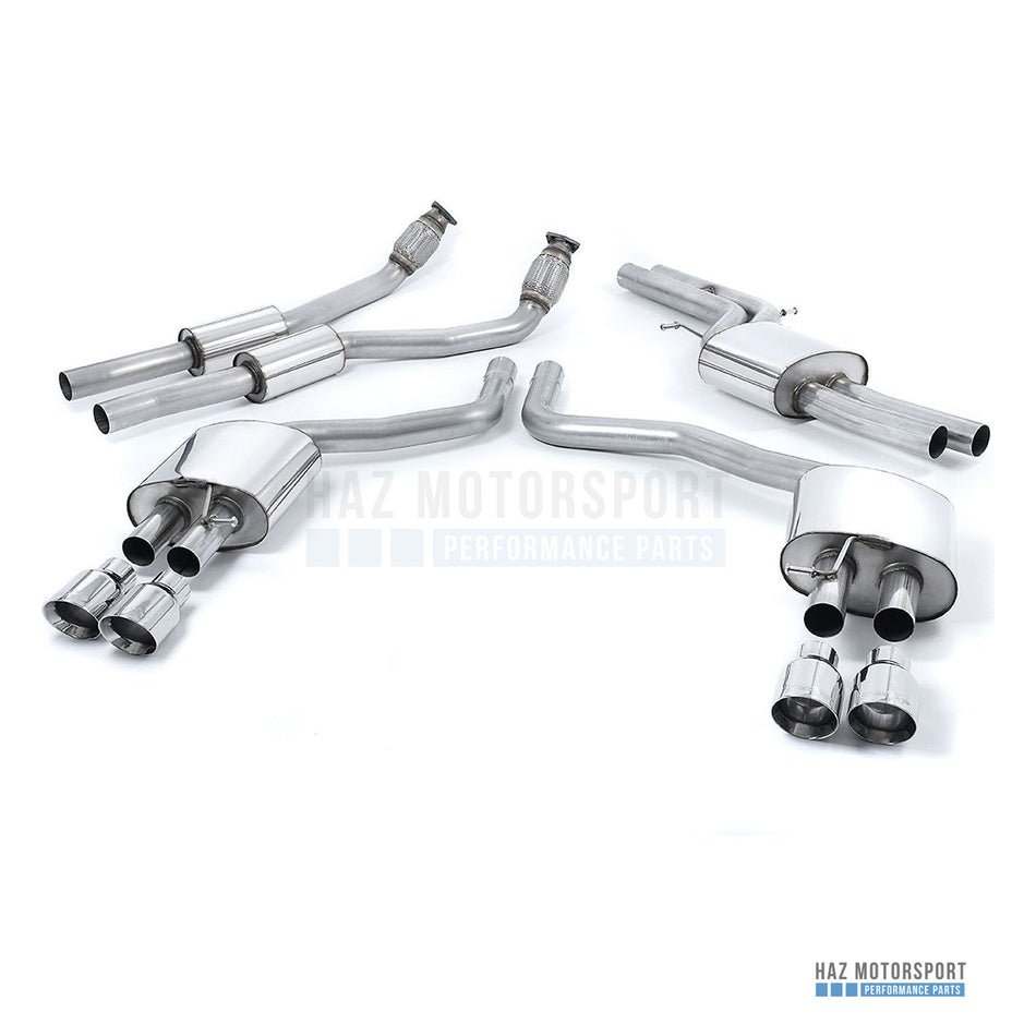 Milltek Sport Resonated (Quieter) Cat Back Exhaust – Audi S6 C7/S7 Sportback (2012–2018) – photo 1