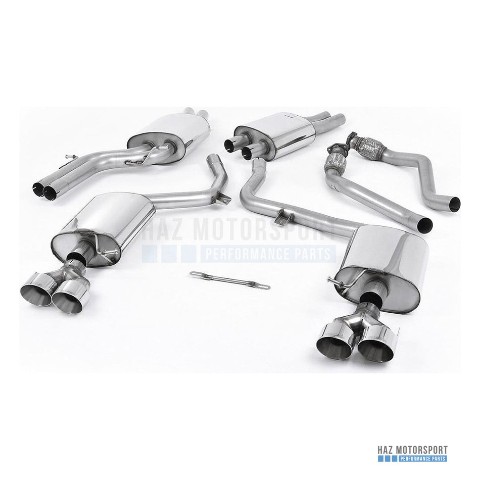 Milltek Sport Resonated (Quieter) Cat Back Exhaust – Audi S4 V6/S5 3.0 B8.5 Sportback (2012–2016) – photo 1
