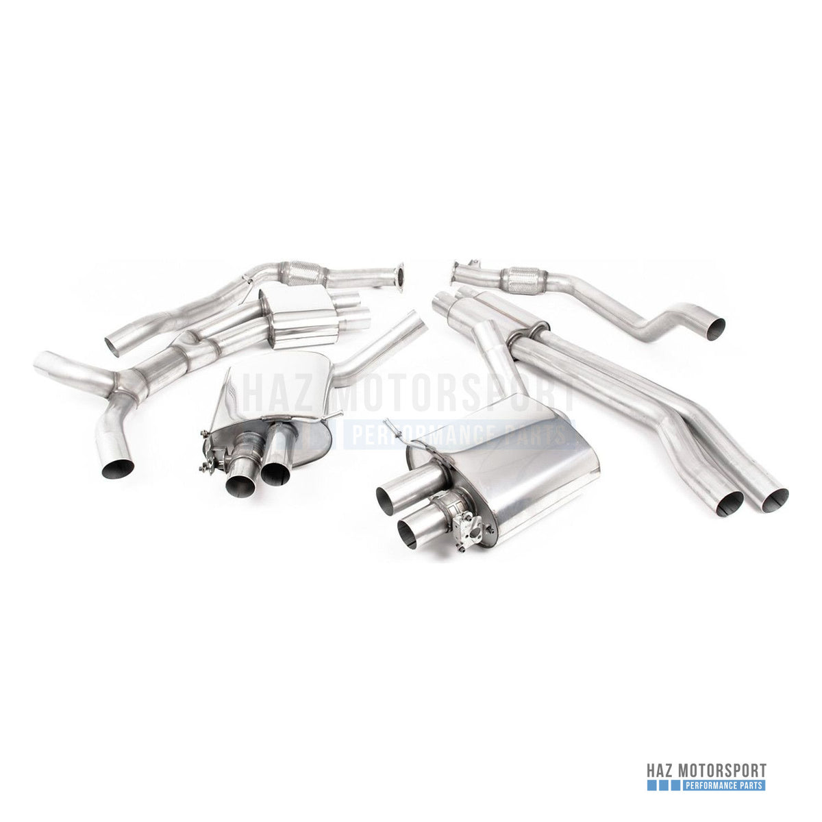 Milltek Sport Resonated (Quieter) Cat Back Exhaust – Audi RS5 B9.5 Non GPF Models (2019 on) – photo 1