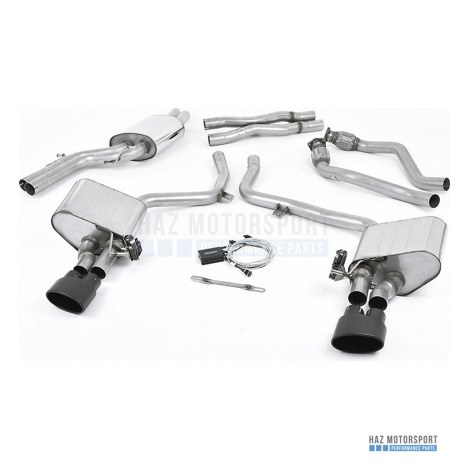 Milltek Sport Resonated (Quieter) Cat Back Exhaust – Audi S4 V6/S5 3.0 B8 (2009–2012) – photo 1