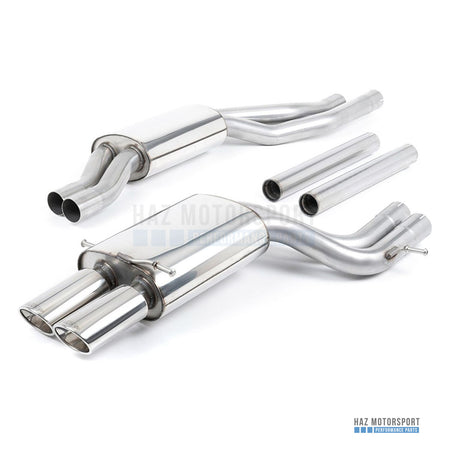 Milltek Sport Resonated (Quieter) Cat Back Exhaust – Audi RS4 B5 V6 Avant/S4 B5 Quattro (1997–2002) – photo 1