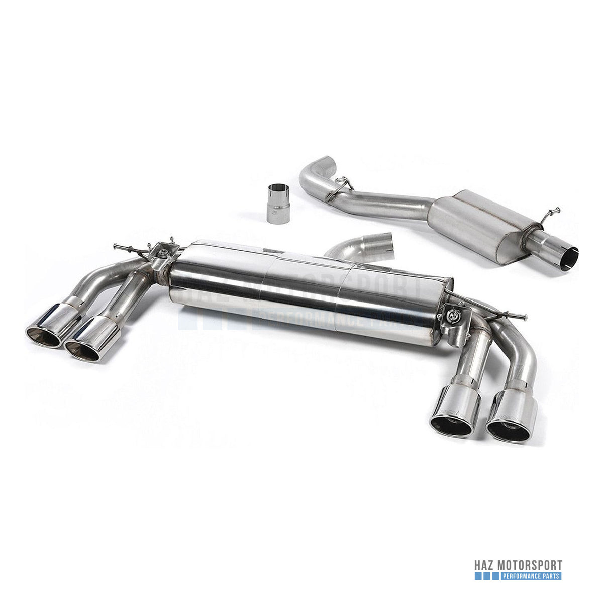 Milltek Sport Resonated (Quieter) Cat Back Exhaust – Audi TTS Mk3 (2015 on) – photo 1