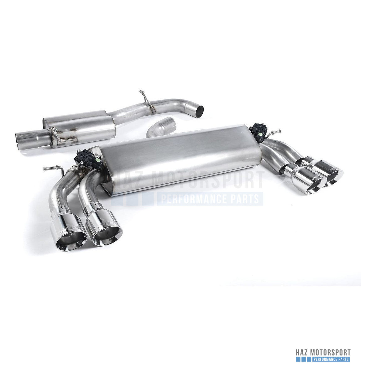 Milltek Sport Resonated (Quieter) Cat Back Exhaust – Audi S3 8V/8V.2 (2013–2018) – photo 1