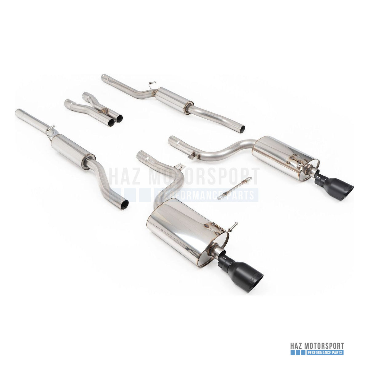 Milltek Sport Resonated (Quieter) Cat Back Exhaust – Audi A4 V6/S4 V8 B6 (2003–2005) – photo 2