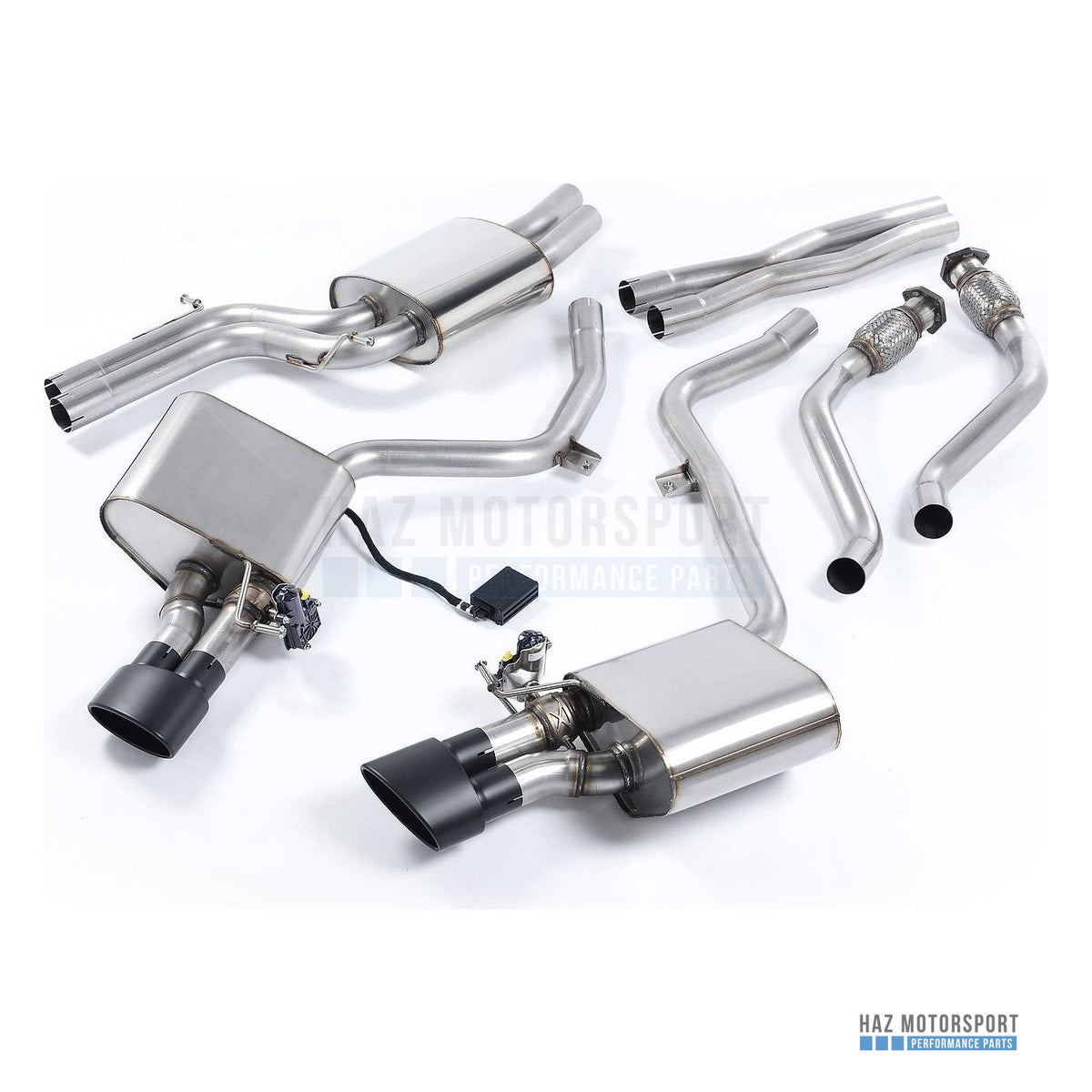 Milltek Sport Resonated (Quieter) Cat Back Exhaust – Audi S4 V6/S5 3.0 B8 (2009–2012) – photo 2