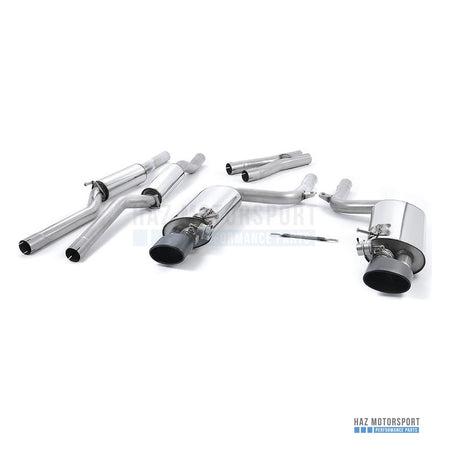 Milltek Sport Resonated (Quieter) Cat Back Exhaust – Audi RS4 B7 (2006–2008) – photo 2