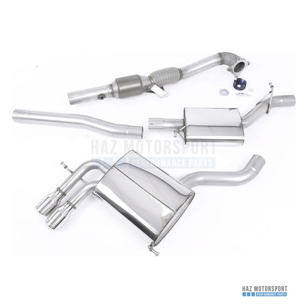 Milltek Sport Resonated (Quieter) Cat Back Exhaust – Audi A3 2.0T FSI Quattro (2004–2012) – photo 2