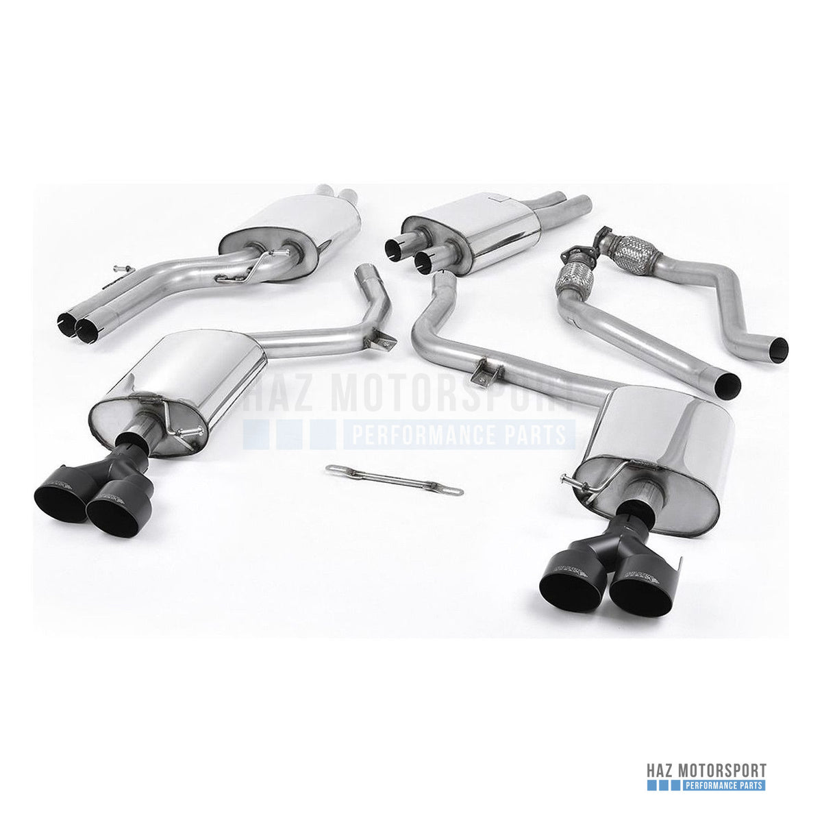 Milltek Sport Resonated (Quieter) Cat Back Exhaust – Audi S5 B8.5 Coupe/Cabriolet (2011–2016) – photo 2