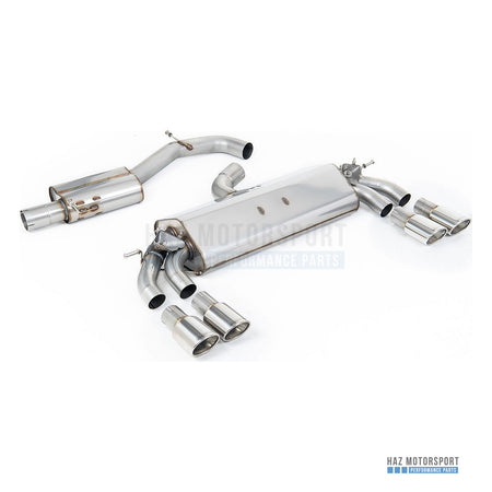 Milltek Sport Resonated (Quieter) Cat Back Exhaust – Audi S3 8V.2 Sportback (2019–2020) – photo 2