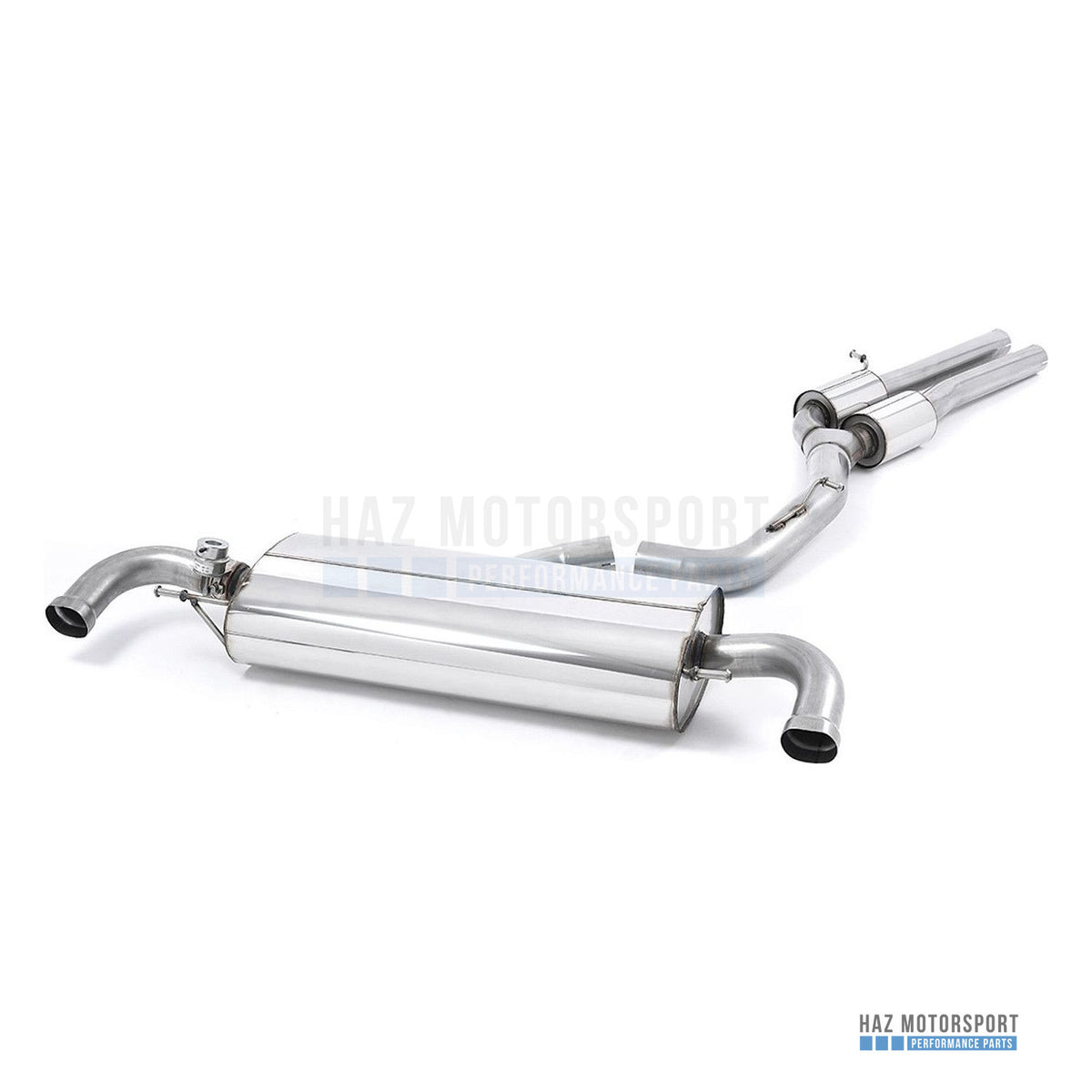 Milltek Sport Resonated (Quieter) Cat Back Exhaust – Audi TTRS Mk2 2.5L (2009–2014) – photo 2