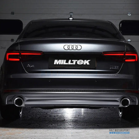Milltek Sport Resonated (Quieter) Cat Back Exhaust – Audi A4 2.0 B9 Quattro (2016 on) – photo 3