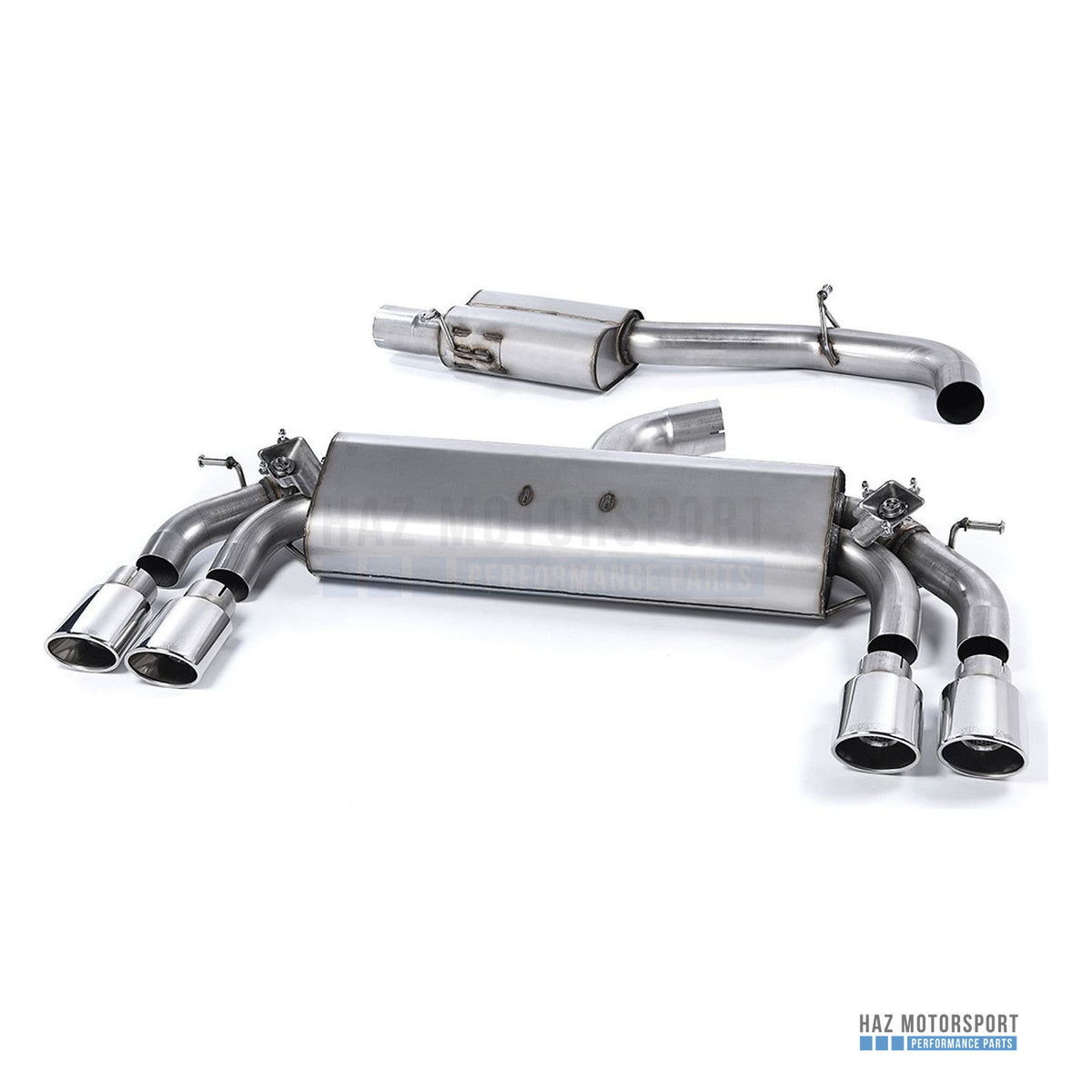 Milltek Sport Resonated (Quieter) Cat Back Exhaust – Audi S3 8V/8V.2 (2013–2018) – photo 3