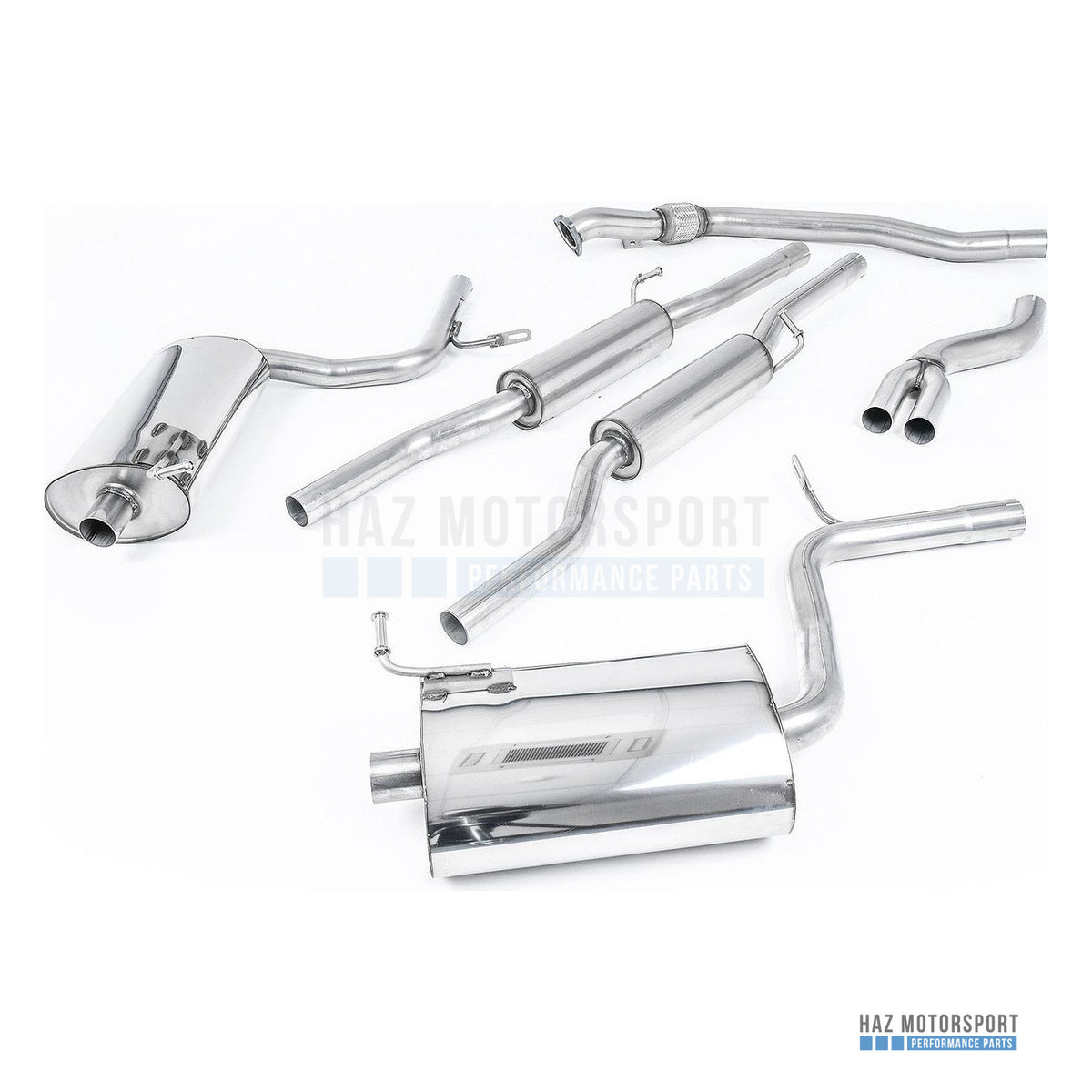 Milltek Sport Resonated (Quieter) Cat Back Exhaust – Audi A4 2.0 B7 Quattro/DTM (2005–2008) – photo 3