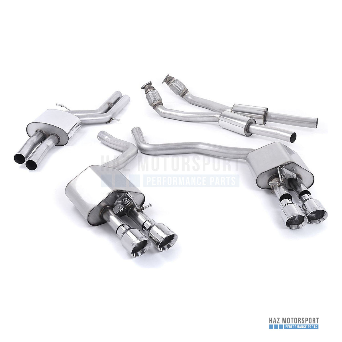 Milltek Sport Resonated (Quieter) Cat Back Exhaust – Audi S6 C7/S7 Sportback (2012–2018) – photo 3