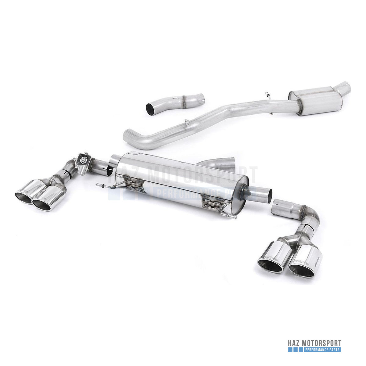 Milltek Sport Resonated (Quieter) Cat Back Exhaust – Audi S1 (2014–2018) – photo 3