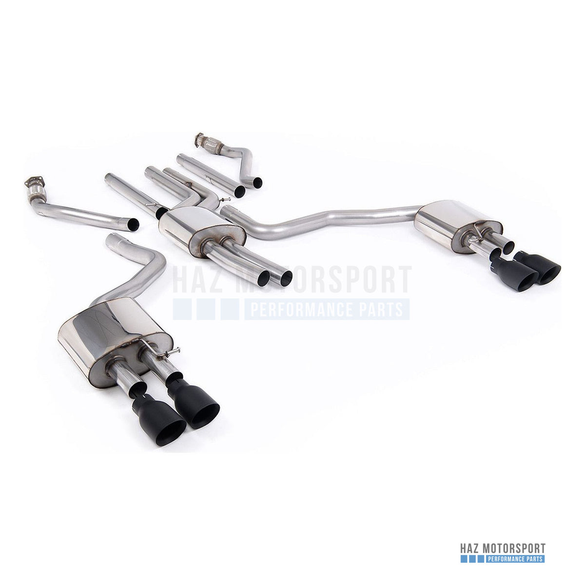Milltek Sport Resonated (Quieter) Cat Back Exhaust – Audi A6 3.0 TFSI C7.5 (2015–2018) – photo 3