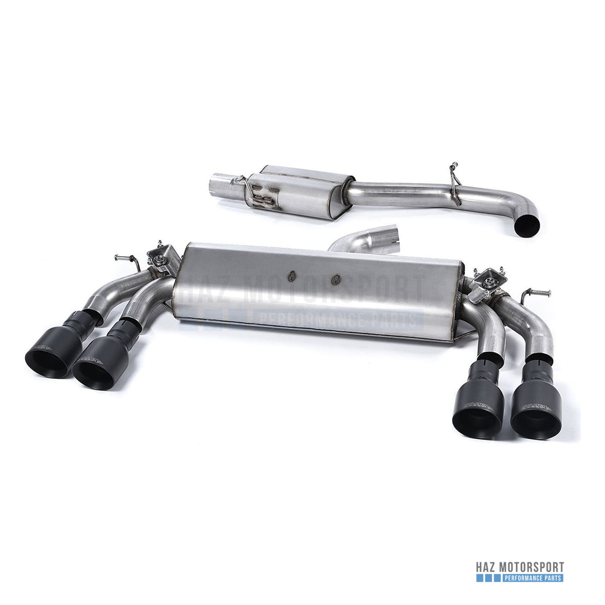 Milltek Sport Resonated (Quieter) Cat Back Exhaust – Audi S3 8V/8V.2 Sportback Non GPF (2013–2018) – photo 3