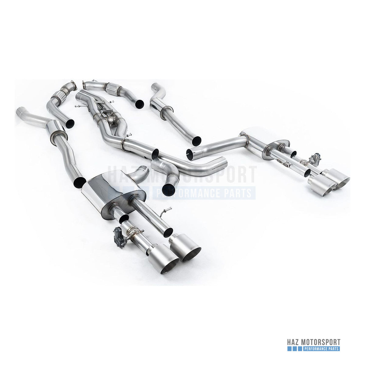 Milltek Sport Resonated (Quieter) Cat Back Exhaust – Audi S8 D5 V8 (2020 on) – photo 4