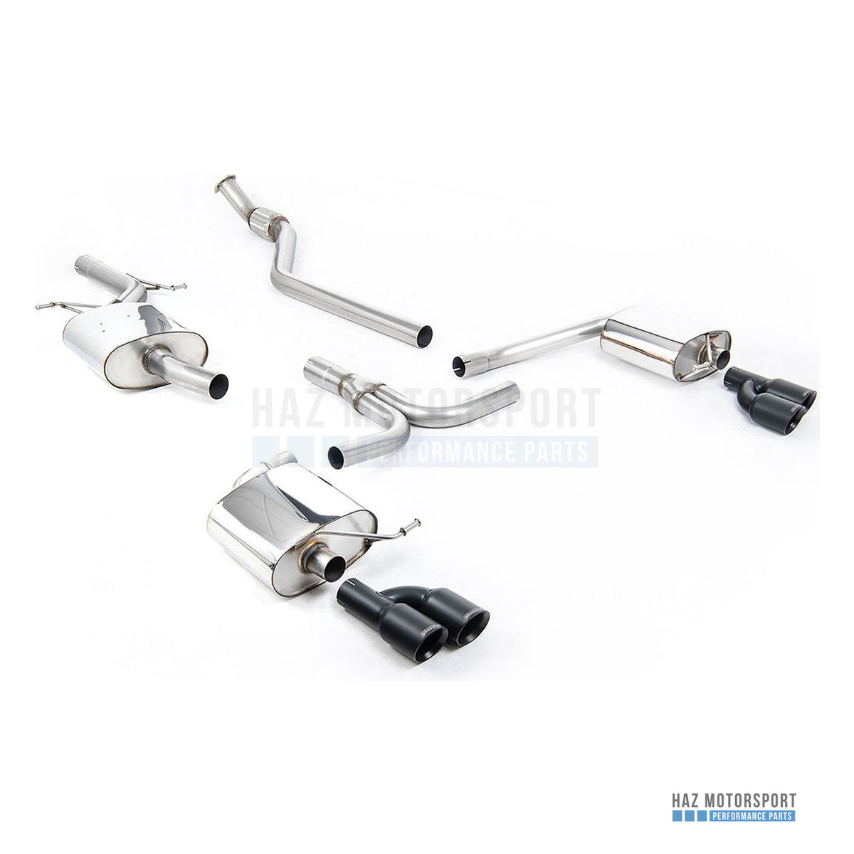 Milltek Sport Resonated (Quieter) Cat Back Exhaust – Audi A4 2.0 B8 S line (Manual) (2008–2011) – photo 4