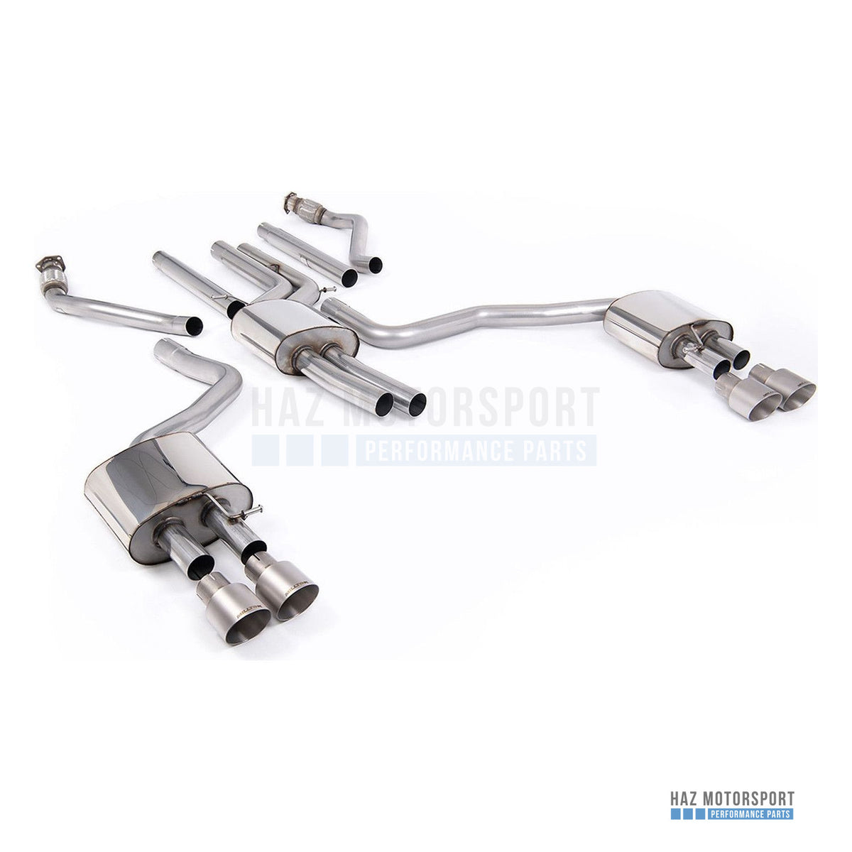 Milltek Sport Resonated (Quieter) Cat Back Exhaust – Audi A6 3.0 TFSI C7.5 (2015–2018) – photo 5