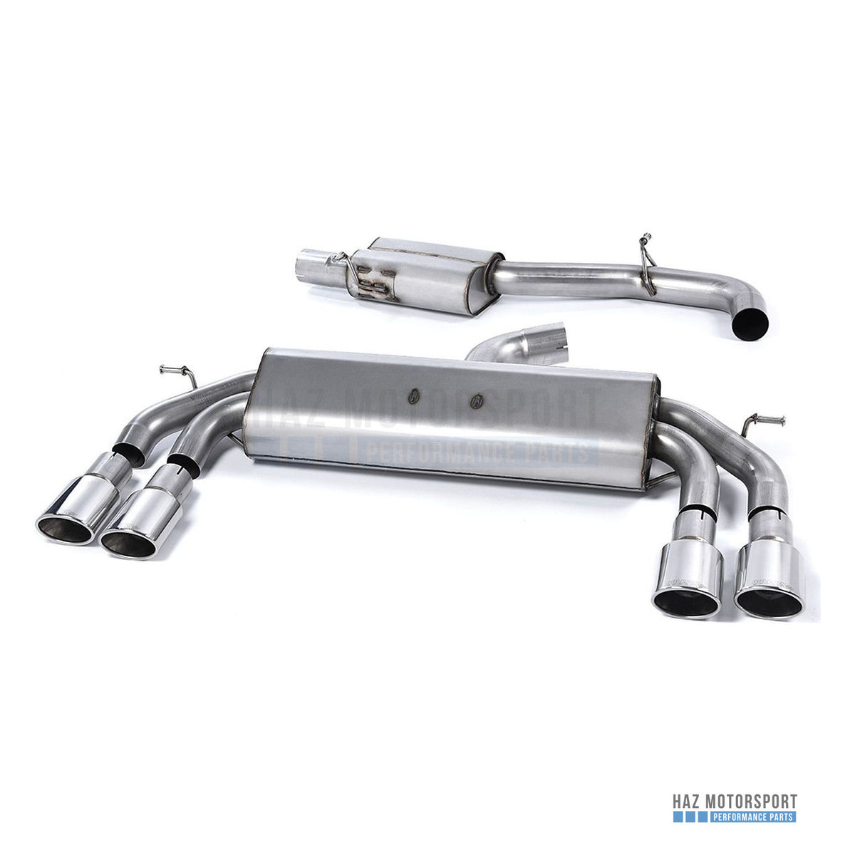 Milltek Sport Resonated (Quieter) Cat Back Exhaust – Audi S3 8V/8V.2 Sportback Non GPF (2013–2018) – photo 7