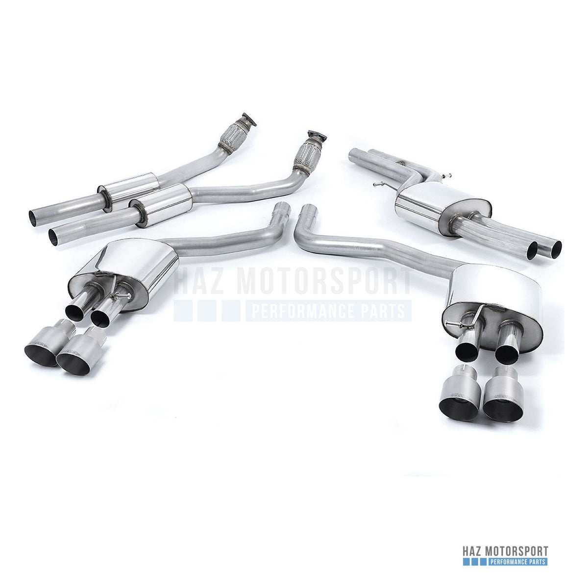 Milltek Sport Resonated (Quieter) Cat Back Exhaust – Audi S6 C7/S7 Sportback (2012–2018) – photo 9