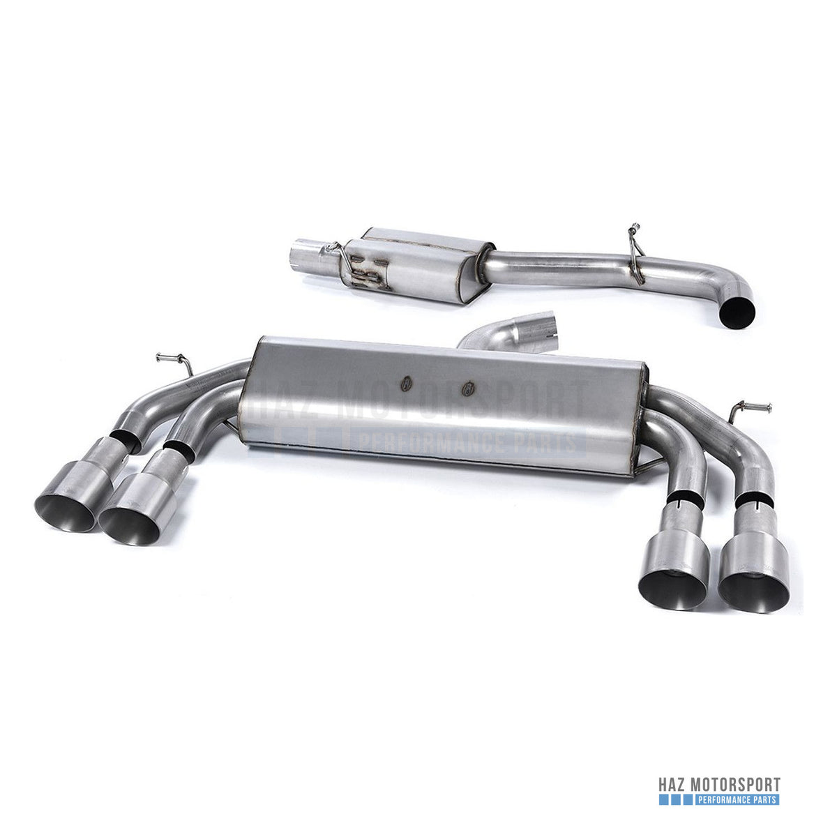 Milltek Sport Resonated (Quieter) Cat Back Exhaust – Audi S3 8V/8V.2 Sportback Non GPF (2013–2018) – photo 10