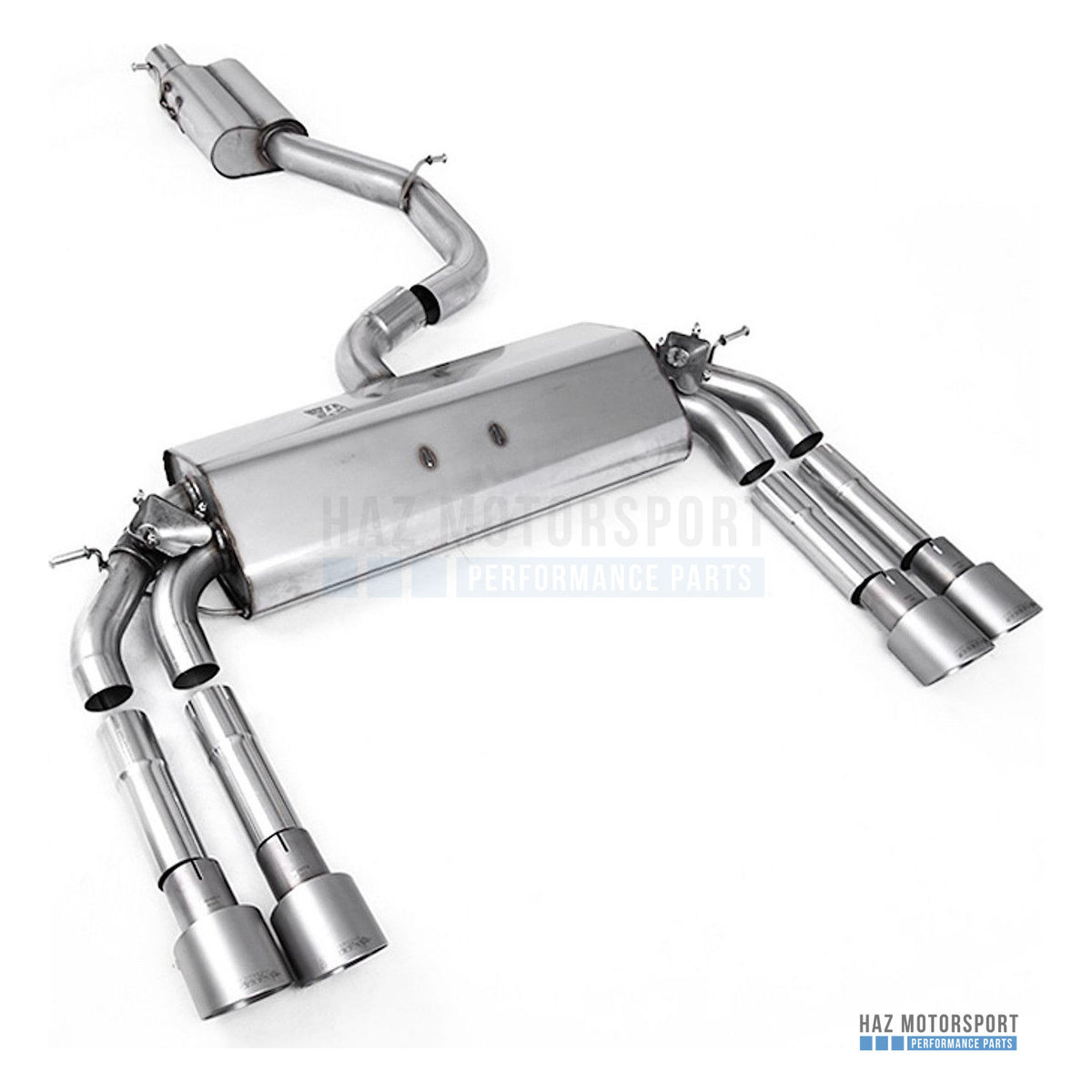 Milltek Sport Resonated (Quieter) Cat Back Exhaust – Audi S3 8V/V.2 (2013–2018) – photo 12