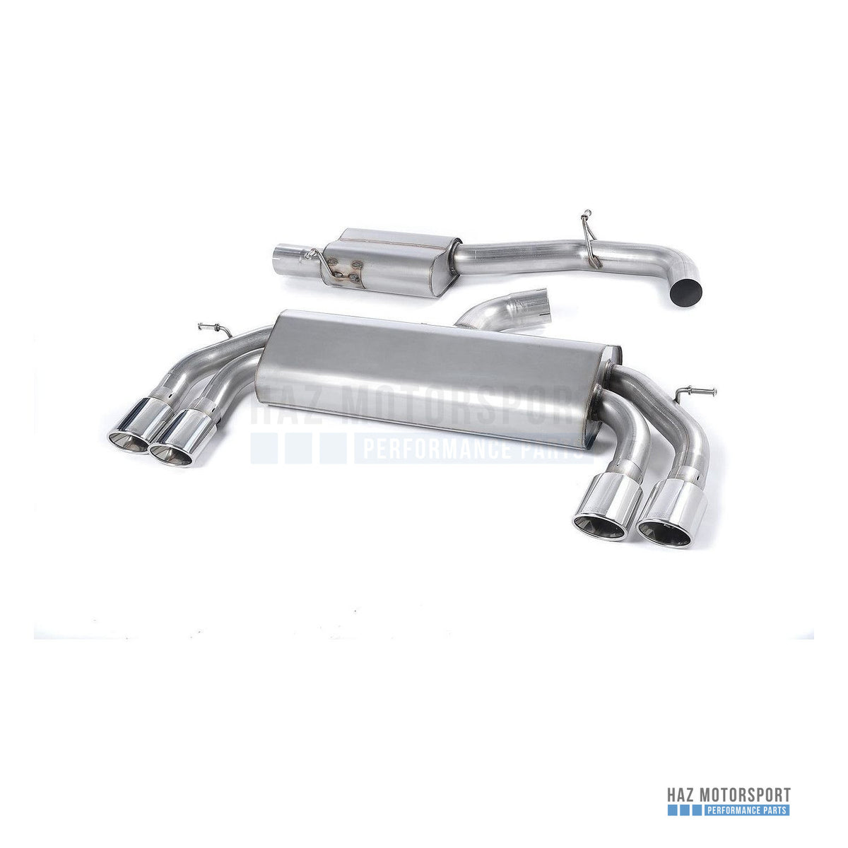 Milltek Sport Resonated (Quieter) Cat Back Exhaust – Audi S3 8V/8V.2 (2013–2018) – photo 13