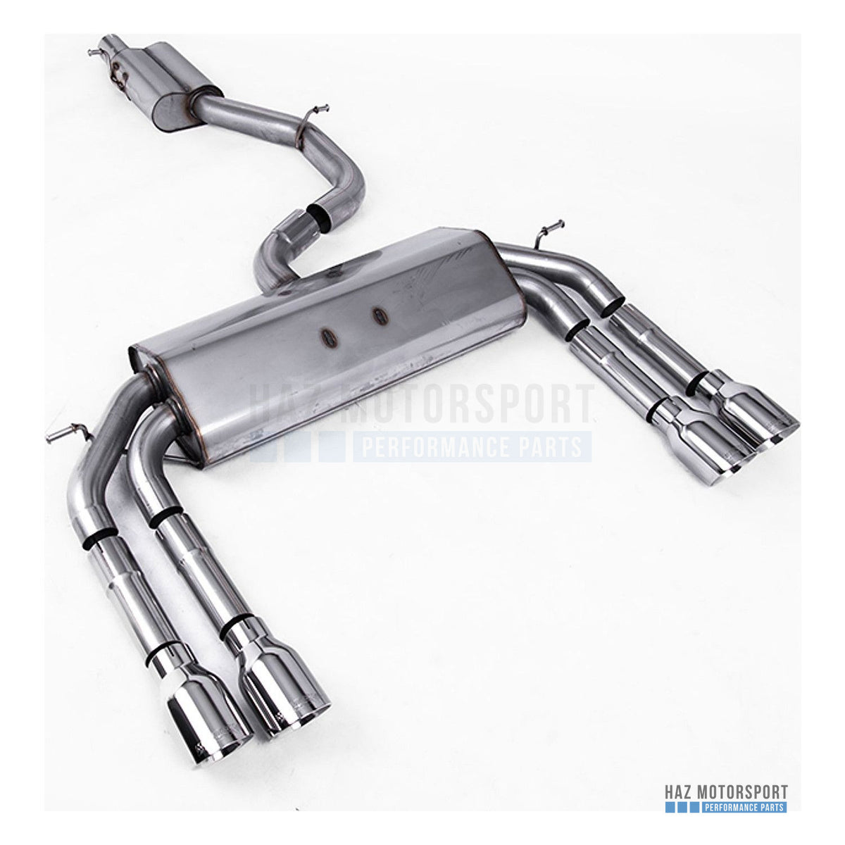 Milltek Sport Resonated (Quieter) Cat Back Exhaust – Audi S3 8V/V.2 (2013–2018) – photo 14