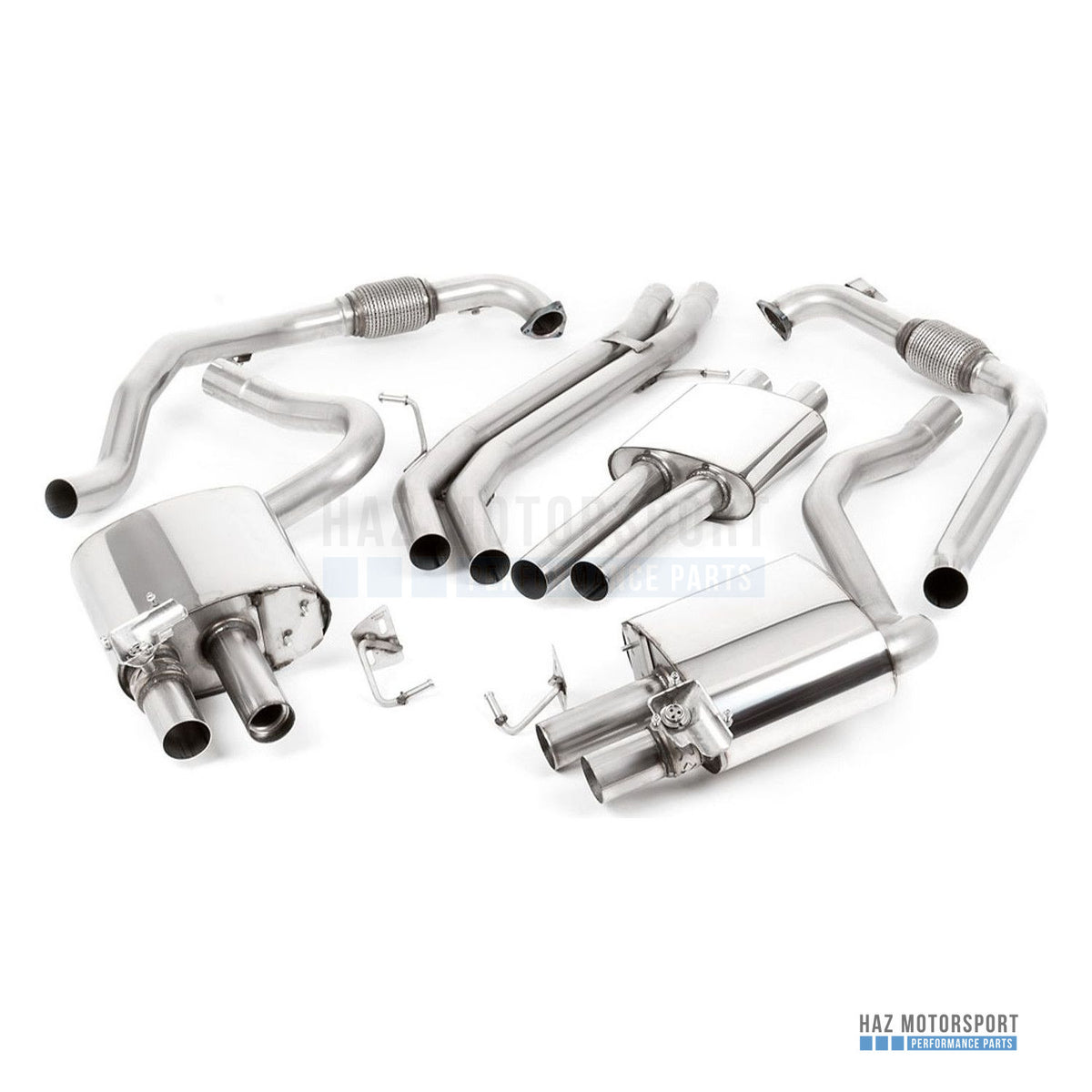 Milltek Sport Resonated (Quieter) Cat Back Exhaust – Audi S4 B9 Non sport Diff models (2016 on) – photo 16