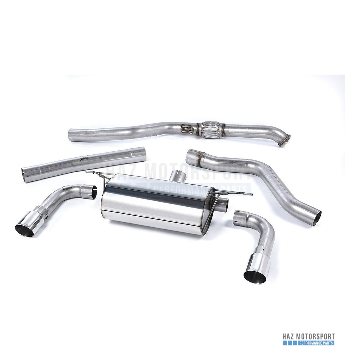 Milltek Sport Resonated (Quieter) Cat Back Exhaust – BMW 2 Series M235i Coupé (2014–2015) – photo 1