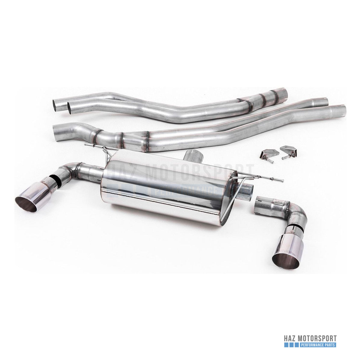 Milltek Sport Resonated (Quieter) 66.5mm Cat Back Exhaust System – BMW M140i F20 / F21 Non-OPF (2015–2018) – photo 1
