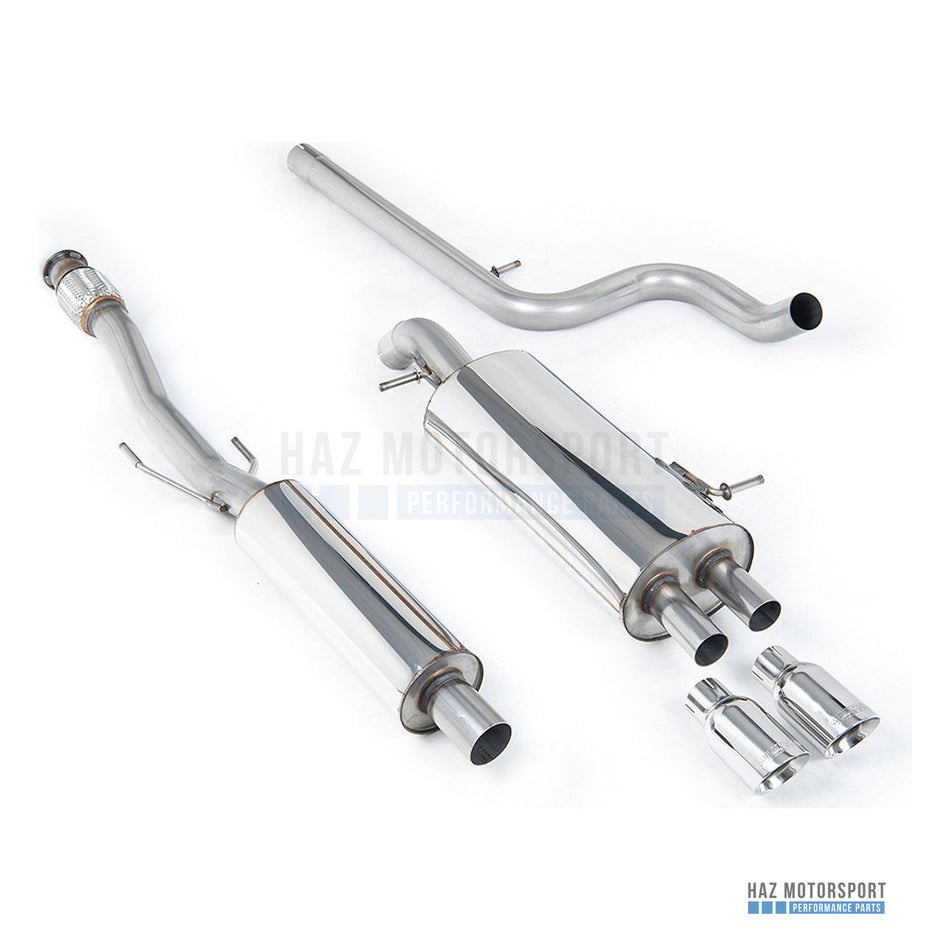 Milltek Sport Resonated (Quieter) Cat Back Exhaust – Citroen DS3 1.6 THP 16V DSport (2010–2019) – photo 1