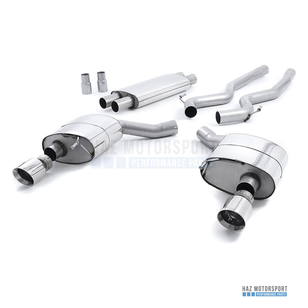 Milltek Sport Resonated (Quieter) Cat Back Exhaust – Ford Mustang 5.0 V8 GT (Fastback) (2015–2018) – photo 1