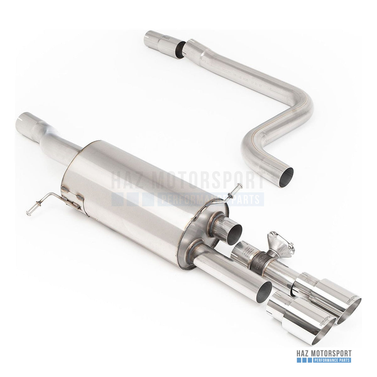 Milltek Sport Resonated (Quieter) Cat Back Exhaust – Ford Fiesta Mk8 ST 1.5 (Pre Sept 2020) (2018–2020) – photo 1