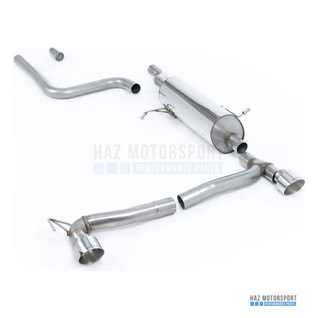 Milltek Sport Resonated (Quieter) Cat Back Exhaust – Ford Fiesta Mk8 1.0T ST Line (Dual Outlets) (2019 on) – photo 1