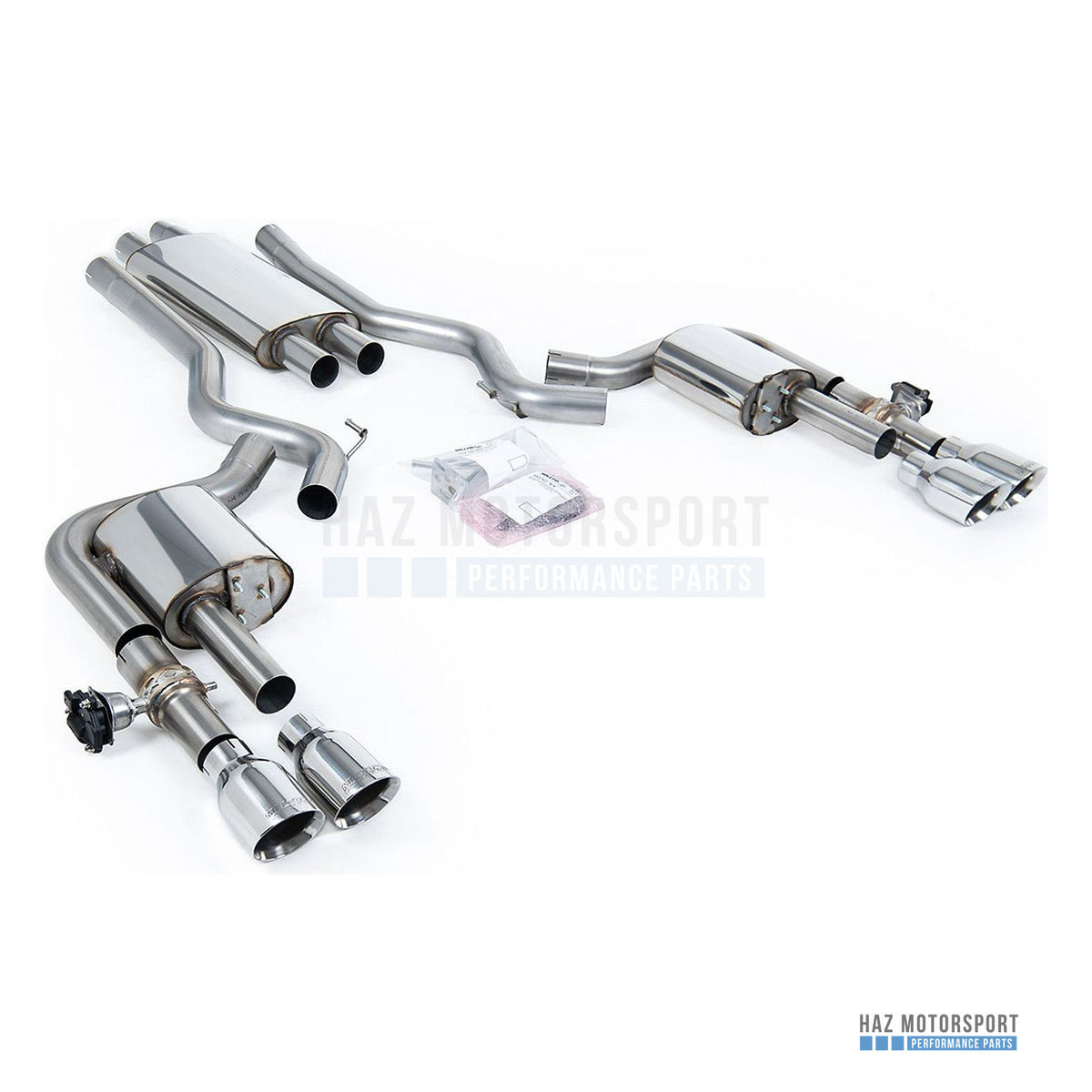 Milltek Sport Resonated (Quieter) Cat Back Exhaust – Ford Mustang 2.3 (S550/S650 Fastback) (2024 on) – photo 1