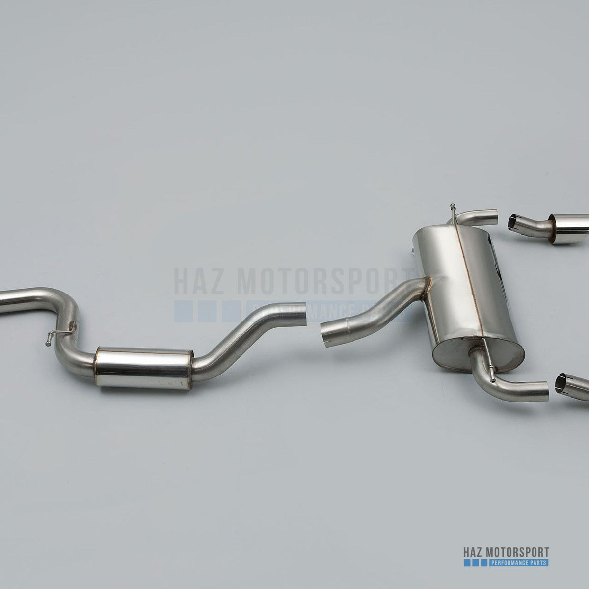 Milltek Sport Resonated (Quieter) Cat Back Exhaust – Ford Focus Mk2 RS (2009–2010) – photo 1