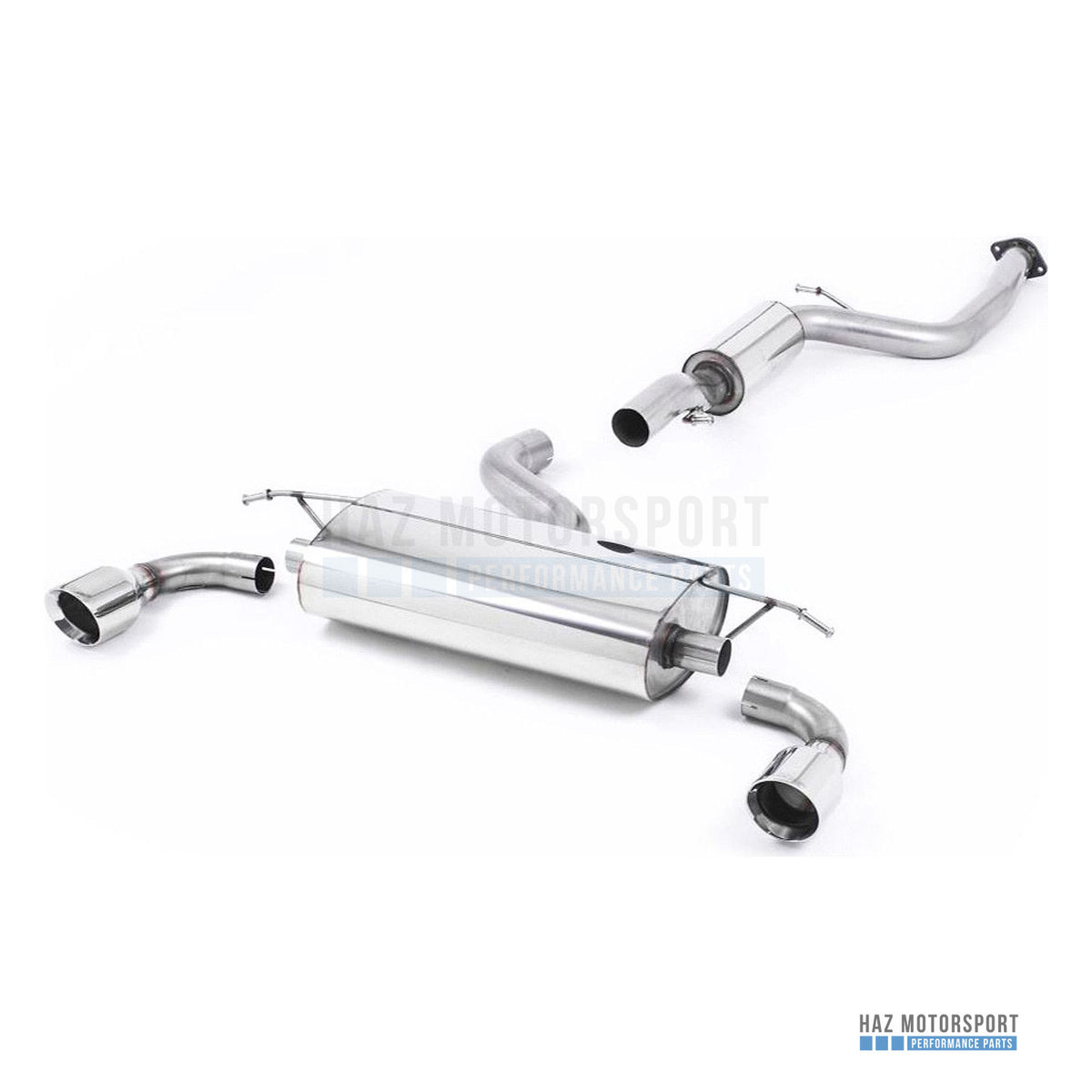 Milltek Sport Resonated (Quieter) Cat Back Exhaust – Ford Focus Mk2 ST 225 (2005–2010) – photo 2