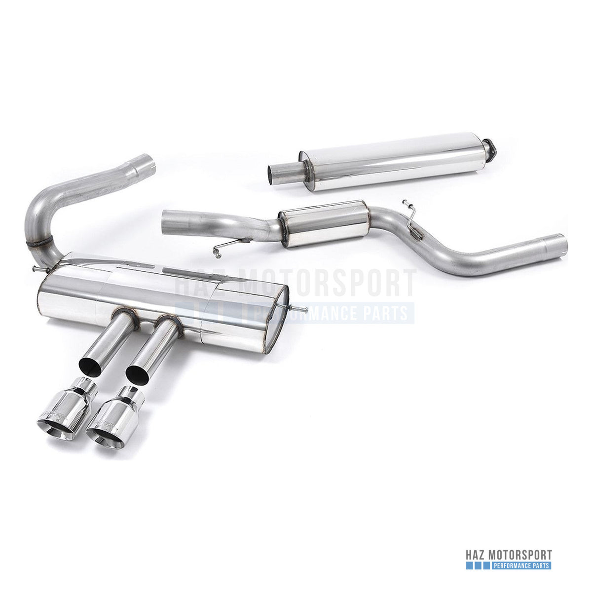 Milltek Sport Resonated (Quieter) Cat Back Exhaust – Ford Focus Mk3 ST Estate/Sedan (2012–2018) – photo 2