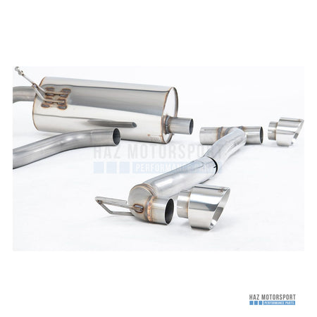 Milltek Sport Resonated (Quieter) GPF Back Exhaust – Ford Fiesta Mk8 1.0T ST Line Dual Outlets (2020 on) – photo 2