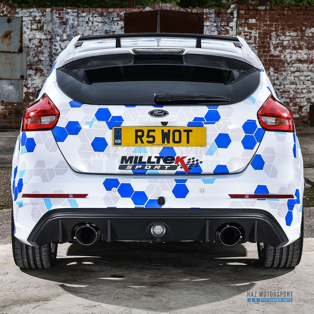 Milltek Sport Resonated (Quieter) Cat Back Exhaust – Ford Focus RS Mk3 2.3 EcoBoost (2016–2018) – photo 3
