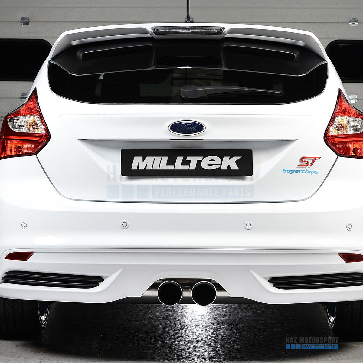 Milltek Sport Resonated (Quieter) Cat Back Exhaust – Ford Focus Mk3 ST 5 door Hatchback (2012–2018) – photo 4