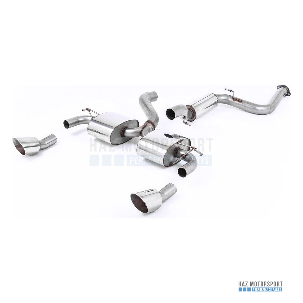 Milltek Sport Resonated (Quieter) Cat Back Exhaust – Ford Focus Mk2 RS (2009–2010) – photo 7