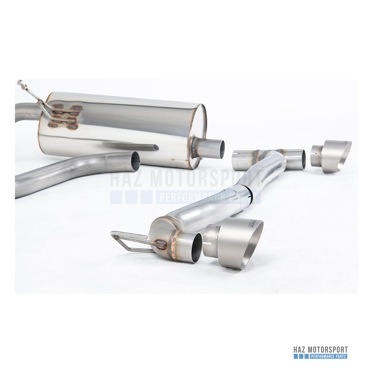 Milltek Sport Resonated (Quieter) GPF Back Exhaust – Ford Fiesta Mk8 1.0T ST Line Dual Outlets (2020 on) – photo 6